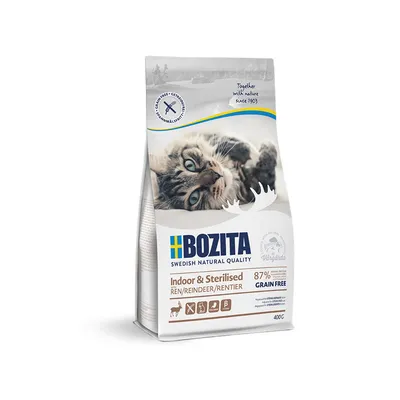 Bozita Katze Indoor & Sterilised Grainfree Reindeer Bozita Katze Indoor & Sterilised Grainfree Reindeer