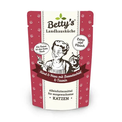 Betty´s Landhausküche Katze mit Borretschöl 12x100gP Betty´s Landhausküche Katze mit Borretschöl 12x100gP