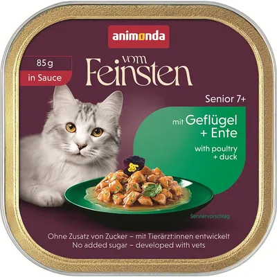 Animonda Cat vom Feinsten in Sauce Senior 32x85g Animonda Cat vom Feinsten in Sauce Senior 32x85g