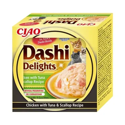 Churu Chat Dashi Delights Receta Saumon 6X70Gr