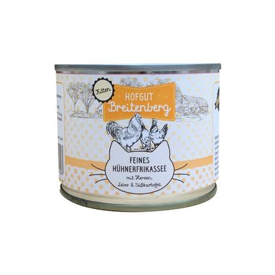 Hofgut Breitenberg Cat Kitten feines "Hühnerfrikasse"