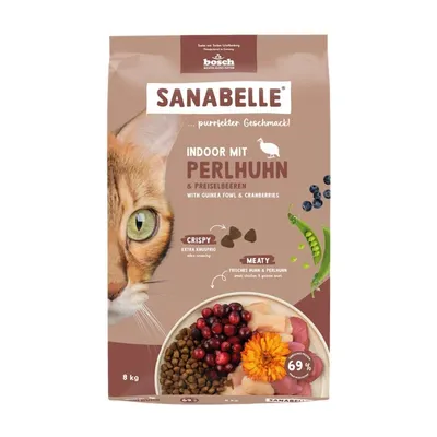Sanabelle Indoor mit Perlhuhn Sanabelle Indoor mit Perlhuhn