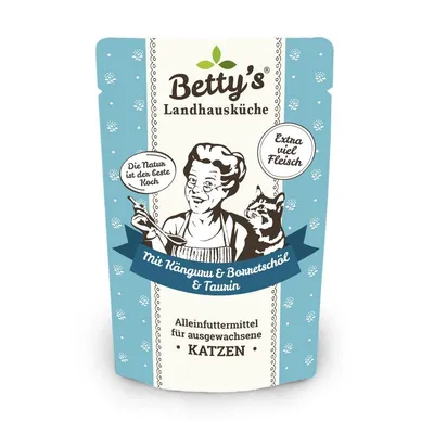 Betty´s Landhausküche Katze mit Borretschöl 12x100gP Betty´s Landhausküche Katze mit Borretschöl 12x100gP