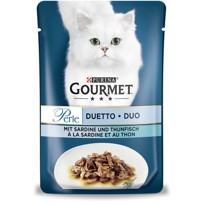 NESTLÉ Gourmet Portionsbeutel Perle Duetto di Mare 26x85g
