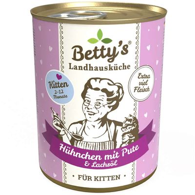 Betty's Landhausküche Cat - Kitten Dosen 6x400g