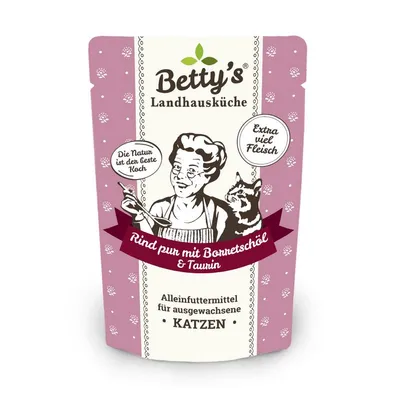 Betty´s Landhausküche Katze mit Borretschöl 12x100gP Betty´s Landhausküche Katze mit Borretschöl 12x100gP