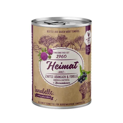 Sanabelle HEIMAT Nassfutter Adult 12x400g Sanabelle HEIMAT Nassfutter Adult 12x400g