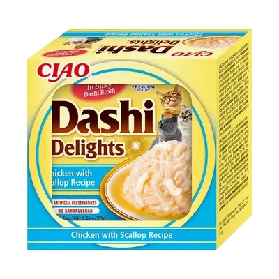 Churu Chat Dashi Delights Receta Saumon 6X70Gr