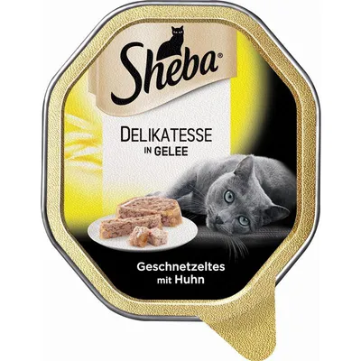 Sheba Schale Delikatesse in Gelee Geschnetzeltes 22x85g Sheba Schale Delikatesse in Gelee Geschnetzeltes 22x85g