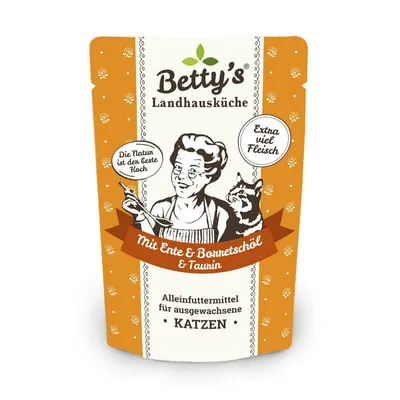 Betty´s Landhausküche Katze mit Borretschöl 12x100gP Betty´s Landhausküche Katze mit Borretschöl 12x100gP