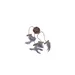 Quapas Cat Toy Rattan Ball with Feathers