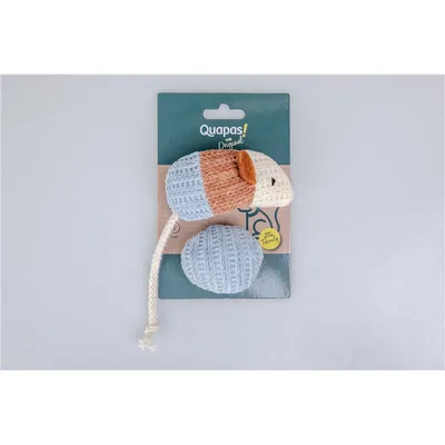 Quapas Cat Toy Mouse & Ball Quapas Cat Toy Mouse & Ball