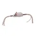Quapas Cat Toy Mouse witth Feathers