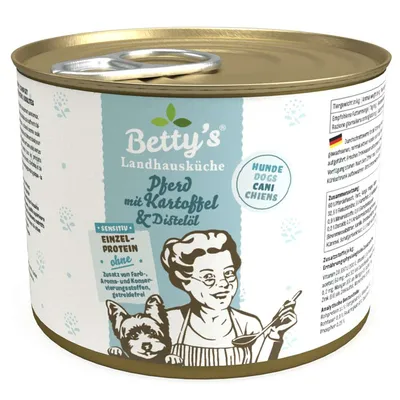 Betty's Landhausküche Dog - Dosen 6x200g Betty's Landhausküche Dog - Dosen 6x200g