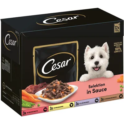 Mars Cesar PB Multipack Sauce Rind & Karotten / Huhn & Gemüse Mars Cesar PB Multipack Sauce Rind & Karotten / Huhn & Gemüse