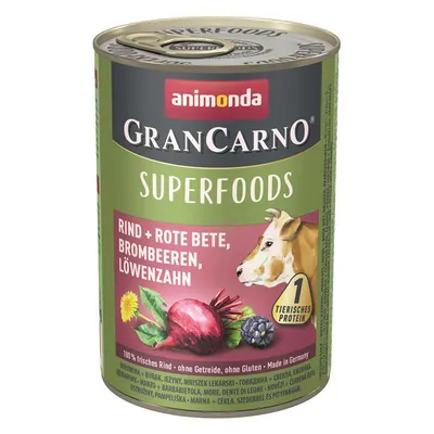 Animonda GranCarno Dog Dose Adult Superfood 6x400g Animonda GranCarno Dog Dose Adult Superfood 6x400g