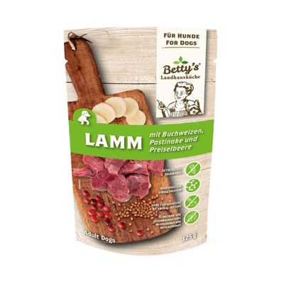 Betty's Landhausküche Dog - Pouchbeutel 10x125g
