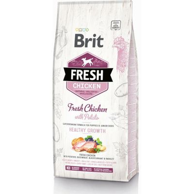Brit Fresh Hund - Puppy & Junior - Chicken - Healthy Growth