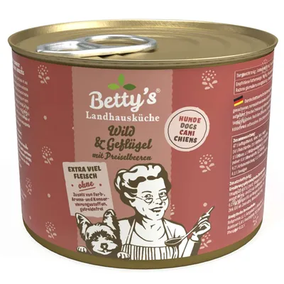 Betty's Landhausküche Dog - Dosen 6x200g Betty's Landhausküche Dog - Dosen 6x200g