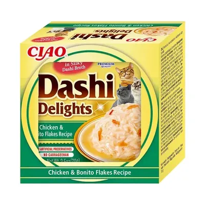 Churu Chat Dashi Delights Receta Saumon 6X70Gr