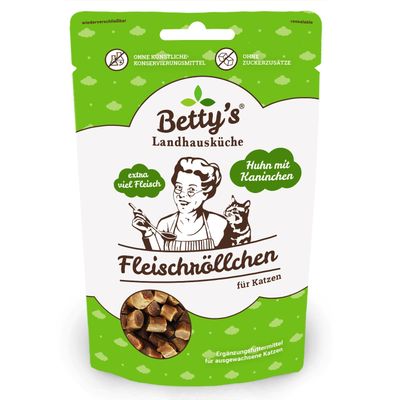 Bettys Landhausküche Cat Snack Fleischröllchen Huhn 50g