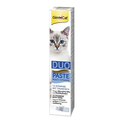Gimpet GimCat Multi-Vitamin Duo-Paste 12 Vitamine Gimpet GimCat Multi-Vitamin Duo-Paste 12 Vitamine