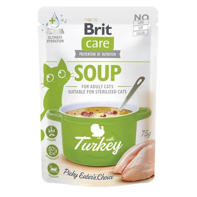 Brit Care Cat Soup with 15x75g Brit Care Cat Soup with 15x75g