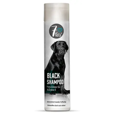 7Pets Black Shampoo – Hundeshampoo für dunkles und schwarzes Fell
