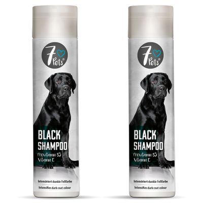7Pets Black Shampoo – Hundeshampoo für dunkles und schwarzes Fell