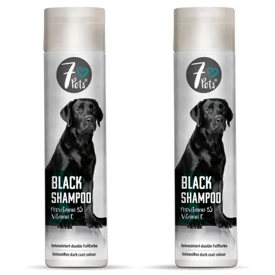 7Pets Black Shampoo – Hundeshampoo für dunkles und schwarzes Fell