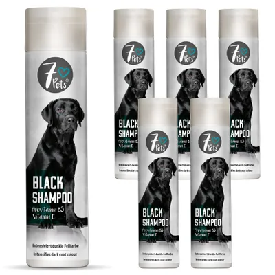 7Pets Black Shampoo – Hundeshampoo für dunkles und schwarzes Fell