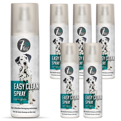 7Pets Easy Clean Spray – Reinigungsspray für Pfoten und Fell unterwegs