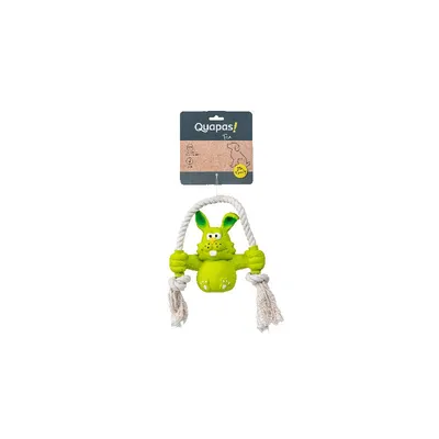 Quapas Dog Toy Fun LatexRabbit with Rope Quapas Dog Toy Fun LatexRabbit with Rope