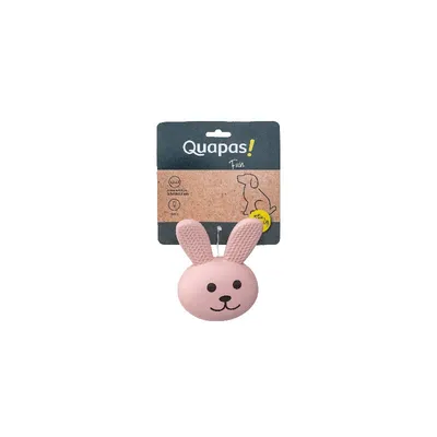 Quapas Dog Toy Fun LatexRabbit Head Quapas Dog Toy Fun LatexRabbit Head