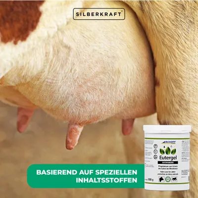 Schopf Eutergel grün Entspannung – Euterpflegebalsam für Milchtiere Schopf Eutergel grün Entspannung – Euterpflegebalsam für Milchtiere