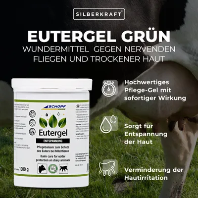 Schopf Eutergel grün Entspannung – Euterpflegebalsam für Milchtiere