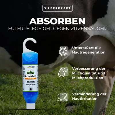 Schopf Absorben Zitzenschutz-Gel gegen Zitzensaugen bei Kälbern und Kühen