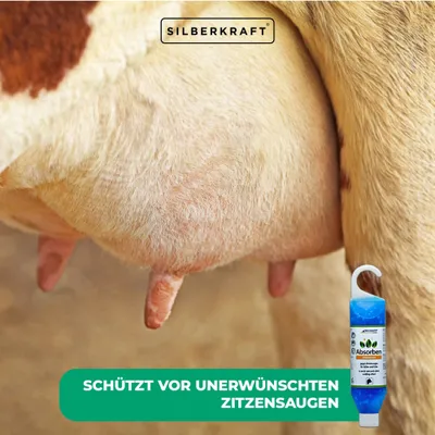 Schopf Absorben Zitzenschutz-Gel gegen Zitzensaugen bei Kälbern und Kühen Schopf Absorben Zitzenschutz-Gel gegen Zitzensaugen bei Kälbern und Kühen