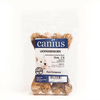 Canius Lachskausnack in Knochenform 12cm