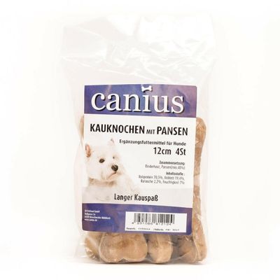 Canius Kauknochen mit Pansenfüllung 12cm