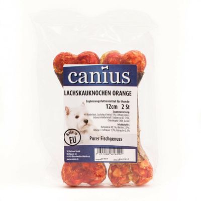 Canius Lachskauknochen orange 12cm