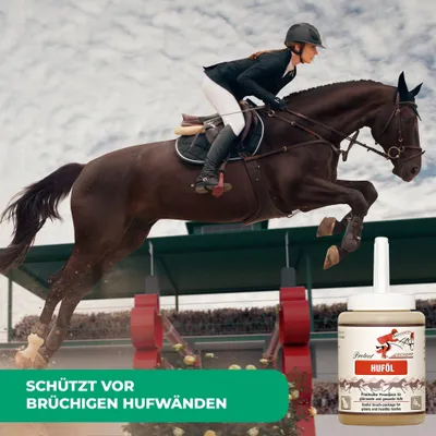 Schopf Riders Protect Huföl mit Pinsel – Hufpflege für Pferde Schopf Riders Protect Huföl mit Pinsel – Hufpflege für Pferde