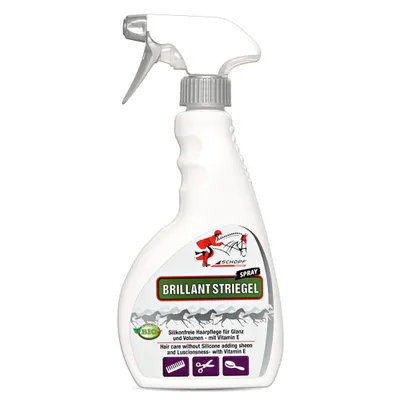 Schopf Riders Shine Brillant Striegel – Glanzspray für Fell, Mähne, Schweif