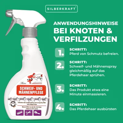 Schopf Riders Shine Schweif- und Mähnenpflege Spray für Pferde Schopf Riders Shine Schweif- und Mähnenpflege Spray für Pferde