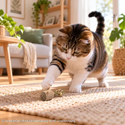 Canadian Cat Company Katzenspielzeug aus Kratzpappe mit Naturfaser