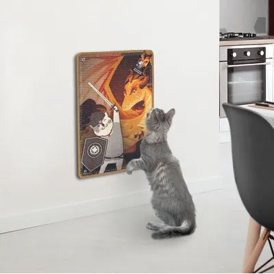 Canadian Cat Company Kratzteppich Sir-Scratch-a-lot mit Wandbefestigung