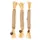 3er-Set Matatabi Stangen mit Bast