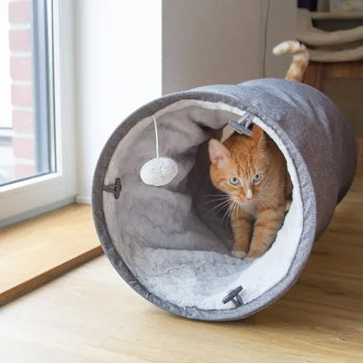 Canadian Cat Company Katzentunnel mit Kuschelfell