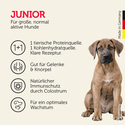 Mera Hundefutter Junior Truthahn & Reis
