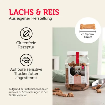 Mera Hundeleckerlis Lachs & Reis